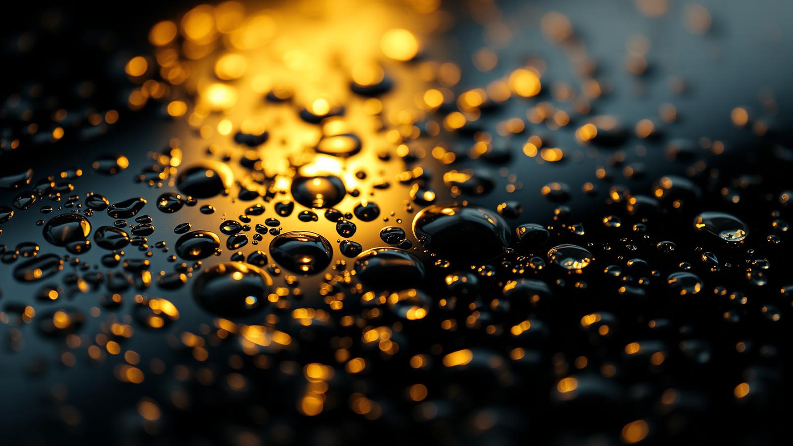 Water beading on a ceramic-coated hull